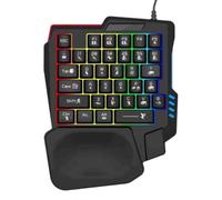 Mechanical Gamings Keyboard - Ergonomic Mechanical Feeling Keyboard for Phone | Wired Game Controller Style Keyboards for Phone Tablet Laptop Computer | Compact ABS Design for Typing Travel Use
