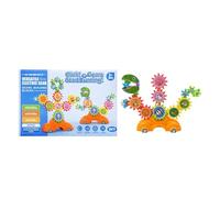 Mechanical Gear Block Set - STEM Educational Toy Kit, Kids Construction Learning System, Interlocking Science Play Pieces | Hands On Problem Solving System Creative Motion Design Builder Ideal School