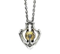 Mechanical Gear Pendant Necklace Rotating Vintage Stylish Trendy | Celtic Pendant Necklace Steampunk Industrial Unisex Metal Chain Rotating Gear Jewelry for Holiday Birthday Vintage Lovers