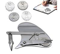 Mechanical Gear Train Ruling Pen | Gear Technical Dotting Pens | Precision Mechanical Gears Turn Drafting Pen | Vintage Mechanicals Dotting Wheels Ruling Tool for Designers & Architects