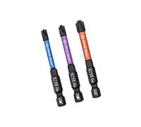 Mechanical Grade Screwdriver for Electrical Work 3pc Tip Set with HRC63 Alloys Steel Durables Antis Rust Phosphated Electrician Screwdriver Set