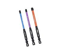 Mechanical Grade Screwdriver for Electrical Work 3pc Tip Set with HRC63 Alloys Steel Durables Antis Rust Phosphated Electrician Screwdriver Set