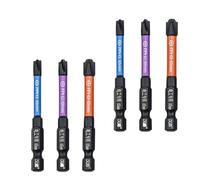 Mechanical Grade Screwdriver for Electrical Work 3pc Tip Set with HRC63 Alloys Steel Durables Antis Rust Phosphated Electrician Screwdriver Set