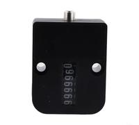 Mechanical Hand Counter 7 Digit for mold Shot Counter - Heavy Duty Tally Tool for Injection Molding & DIY - Auto Memory Reset Free Plastic Metal(Square)