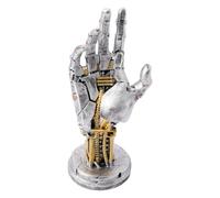 Mechanical Hand Gaming Controller Holder Stand punk Style Resin Statue,Robotic Arm Gamer Gifts, Desktop Palmistry Sculpture, Mechanical Hand Game Accessories Room Decor for Desk