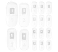 Mechanical Hand Nail Tips 100 Pcs Abs Practice Set