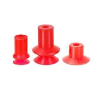 Mechanical Hand Vacuum Suction Cup Red Corrugated U8 B8 U15 B10-2 Industrial Pneumatic Accessories(B8 Red)