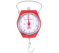 Mechanical Hanging Hand Scale Red Metal 10kg Portable Spring Dial