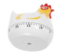 Mechanical Hen Kitchen Timer for Baking, Funny Creative Plastic Reminder