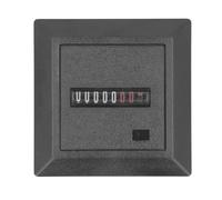Mechanical Hour Meter, Industrial Timer for Generator Tractor Engineering Machinery, High Accuracy Sealed AC380V Hour Gauge with 0-99999.9 Hours Range, No Reset