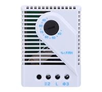 Mechanical Humidity Controller for Humidifier and Dehumidifier, Humidistat Switch with Temperature Control, Smart Humidifier Fan Heater Humidity Control Device
