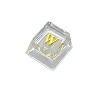 Mechanical Keyboard 3D Resin Letters Key Cap Backlight Compatible High Transparency Smooth Edge Backlit Key Set Key Caps