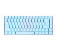 Mechanical Keyboard, 82 Keys 3 Modes Blue Gaming Mechanical Keyboard with RGB Dynamic Backlight, Support Wireless 2.4G Bluetooth Type C Wired, 1800mAh Rechargeable, for Office Home(Green axis) small