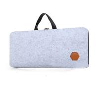 Mechanical Keyboard Bag,Portable Keyboard Storage Bag,Large Capacity Storage Organizer,87 Keys 104 Keys Carrying Case(Light grey-87 key)