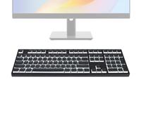 Mechanical Keyboard Capite - Translucent Backlit Aesthetic Kit, Personalized Aesthetic Kit | Creative Touch, Modern Streamer Atmosphere with Unique Typing Experience, Style