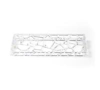 Mechanical Keyboard Case Transparent Keyboard Housing Compatible with Wooting60/HM66/Mad60/M6lite/Rakka Keyboards (Transparent)