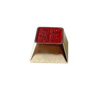Mechanical Keyboard ESC Metal Key Cap Original Zinc Alloy Jade Seal Key Button