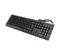 Mechanical Keyboard, Gaming Keyboard Colorful Light Scratch Resistance 104keys Stable for Desktop PC