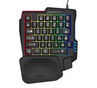 Mechanical Keyboard - Gaming Keyboard - One Hand - Hand - Nice, Electric Keyboard - for Talking, Computer, Laptop - for Mobile Gaming, Tablets, Portable Games, RGB Light Keyboard