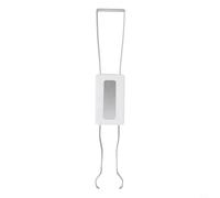 Mechanical Keyboard Keycap Extractor Puller Tool - Dual-Purpose Steel Key Cover Remover for Cherry For MX & Compatible Switches, 20x10x127mm,(White)