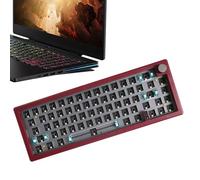 Mechanical Keyboard Wireless-RGB backlit keypad with 67 keys, slim wireless design for game room or desk setup | Compact layout with control , perfect accessory for typing and entertaining