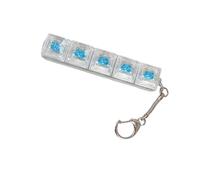 Mechanical Keyboards Stress Toy Keychain Fingertip Tool for Men Women Phone Backpack Pendant Quiet Office Keyboards Toy