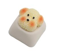 Mechanical Keycap Featuring Dog Figures Resin Keycaps Ensures Scratch Resistance And Stable Mounting Esc Keycap Handmade Resin Keycaps Unique Dog Art