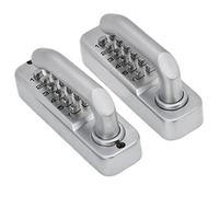 Mechanical Keyless Nation, Double Sided Handle Lock Wrought Lever Door Mechanical Handle Iron Fence for Gate Home Smart Keypad Digital E Ic Passcode Zinc Alloy Locks