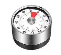 Mechanical Kitchen Alarm Clock, Battery-Free, with Magnetic Back, Kitchen Timer with Alarm for Cooking, for Indoor, Outdoor, Restaurant, Office, Camping, Barbecue, BBQ, Baking