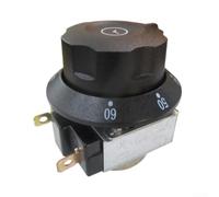 Mechanical Kitchen Timer 60/90 Minutes with for dial Knob & Bell Alarm, Metal Steamed Rice Cart Timer for Commercial Catering(B-90MIN)