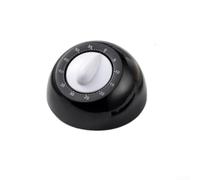 Mechanical Kitchen Timer 60 Min Wind Up Cooking Clock(Black)