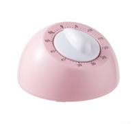 Mechanical Kitchen Timer 60 Min Wind Up Cooking Clock(Pink)