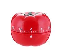 Mechanical Kitchen Timer - 60 Minute Timer, Loud Alarm, Cooking Reminder, Tomato Shape | Visual Mechanical for Cooking, Baking, Grilling, Learning, Working, Home, Office, School, Class