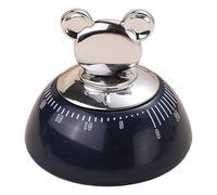 Mechanical Kitchen Timer - Cartoon Bear Manual Manager, Cooking Management Tool, for Home, Study, Desk, Classroom, Dormitory