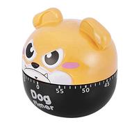 Mechanical Kitchen Timer Cute Dog Manual Counters for Home Cooking Reminder Tool Perfect Time Reminder Perfect Time Rem Reminder for Kitchen Cute Tool Counters (Tan Yellow)