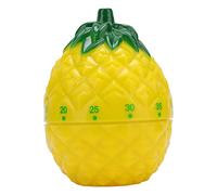 Mechanical Kitchen Timer, Cute Fruit Design Cooking Timer, Plastic Pineapple Shape Rotating Countdown Clock for Home Kitchen Baking Study Exercise Time Management