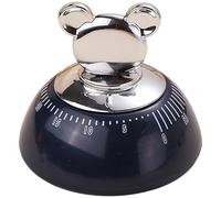 Mechanical Kitchen Timer - Visual Timer Kids, Reading Count-down Clocks | Manual Cartoon Cooking Time Manager | Cute Bear Strong Magnetic Decor For Home Study School Desk Classroom Dorm