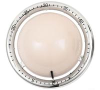 Mechanical Kitchen Timer with Loud Alarm and Magnetic Back - Rotatable Knob for countdown for Cooking Baking 8.5cm White(White)