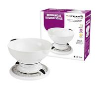 Mechanical Kitchen Weighing Scale 3kg, Manual Analog Food Scale for Wet & Dry Ingredients Compact & Durable, Retro Design with Large Removable Bowl Accurate for Cooking & Baking