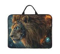 Mechanical Lion King Starry Sky Notebook Carrying Case With Handle Laptop 14 Inch Computer Sleeve For Women Men Padded Cover Laptop Bag