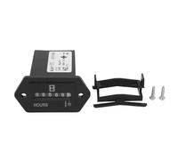 Mechanical Maintenance Hour Meter - DC10 to 80V Usage Time Gauge for Engine, Generator, Boat, Motorcross, Truck, Tractor, Machinery