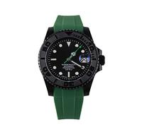 Mechanical Men`s Watch Green Silicone Strap Marine Master Automatic Professional 300Meters Waterproof Watches for Men Fashion Wrist Watch