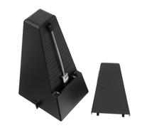 Mechanical Metronome for Guitar and Piano Black for Beginners | Human Voice Beat, Broad Range Settings, Tuning Modes with Pitch Calibration, Abs Pps Pom Construction