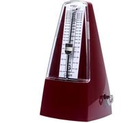Mechanical Metronome for Piano Guitar Bass Drum Ukulele Violin, Antique Piano Metronome Universal Vintage Style Guitar Accessory(Red-Large)