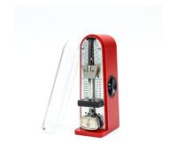 Mechanical Metronome for Piano, Guitar, Bass, Violin & Drums - Adjustable Speed, Red, 50.8x35.1x110mm(B)