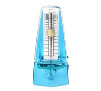 Mechanical Metronome for Piano Guitar Violin Drums with Tempo 40-208 BPM, Wind-Up Pendulum Beat Keeper, Lavender Design(Blue)