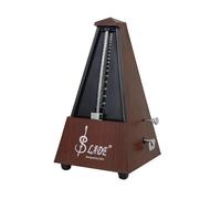 Mechanical Metronome JP-30 Tower Type Bell Ring Metronome For Guitar Ukulele Piano Practice Musical Instrument Universal(Teak Color)