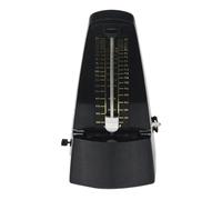 ＡＷＨＡＯ Mechanical Metronome Loud Sound Practical Metal High Precision Professional Accurate Track Beat Erhu Guitar Drums, Black