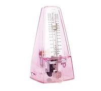 Mechanical Metronome, Metronome Transparent Mechanical Metronome Guitar Violin Piano Universal for Guitar Piano(Color:Roze)