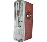 Mechanical Metronome, Portable Mechanical Metronome for Piano Guitar Violin Ukulele Music Instrument Practice Tool No Batteries Necessary(Color:Mahogany)